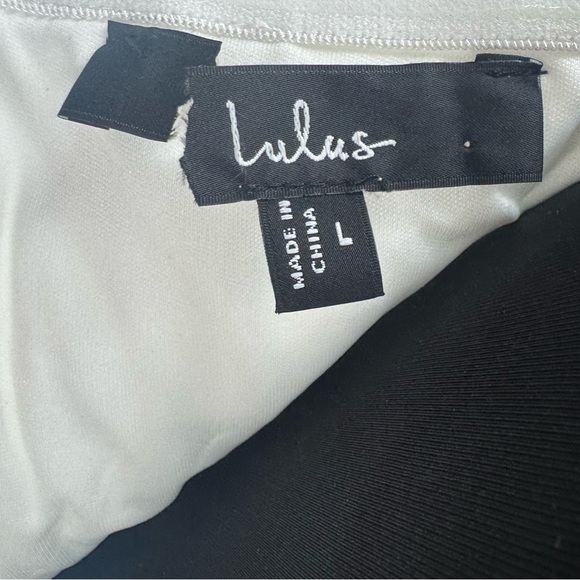 Lulus Dramatic Intent White Strapless‎ Corset BodyconMini Dress, Size L, NWOT - Picture 11 of 14